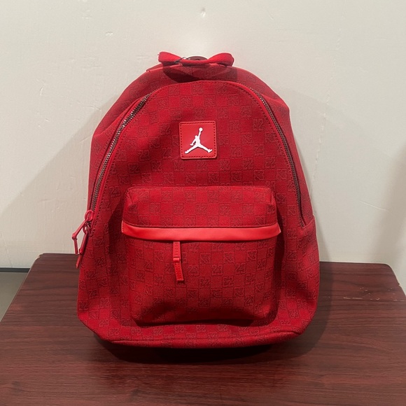 Jordan, Monogram Backpack, MA0758 R78, Red - Picture 1 of 12